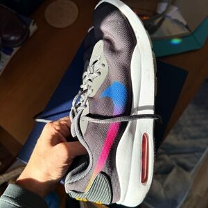 Nike Gray and Blue Athletic Shoes